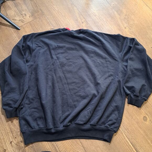 Trilllogy Morning Sun Womens XL Cardinal Black Long Sleeve Sweater VTG Granny - Picture 4 of 4
